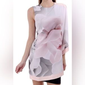 Ted Baker London Ecur Lizeey Porcelain Rose Tunic Dress